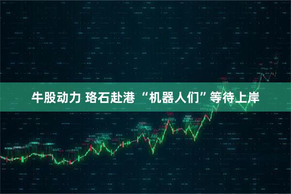 牛股动力 珞石赴港 “机器人们”等待上岸