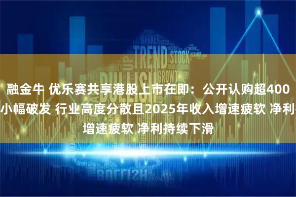 融金牛 优乐赛共享港股上市在即：公开认购超4000倍 暗盘小幅破发 行业高度分散且2025年收入增速疲软 净利持续下滑