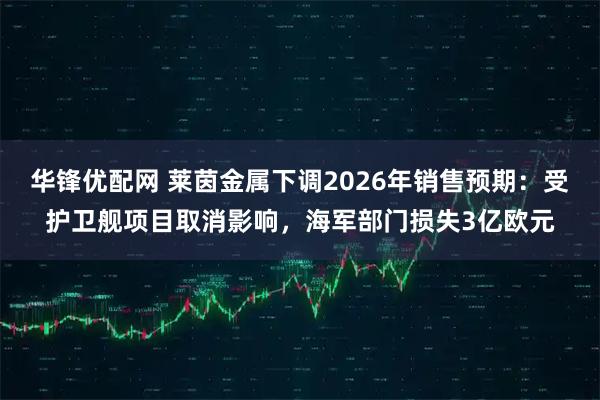 华锋优配网 莱茵金属下调2026年销售预期：受护卫舰项目取消影响，海军部门损失3亿欧元
